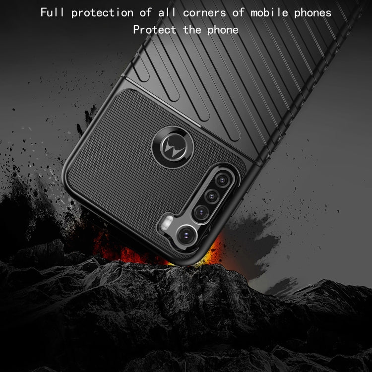 Thunderbolt Shockproof TPU Protective Soft Case, For Motorola Moto One Fusion Plus