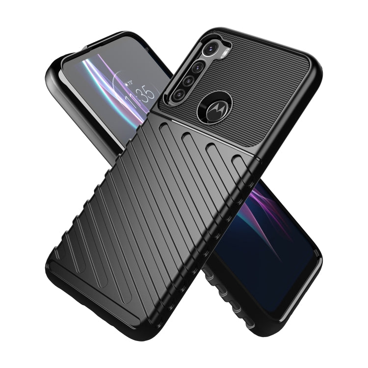 Thunderbolt Shockproof TPU Protective Soft Case, For Motorola Moto One Fusion Plus