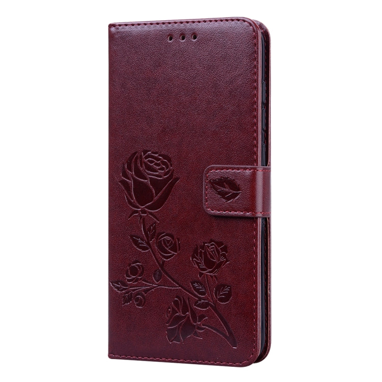 Rose Embossed Horizontal Flip PU Leather Case with Holder & Card Slots & Wallet, For Xiaomi Redmi Note 9, For Huawei P Smart 2020, For Huawei Honor 9S, For Huawei Y7P / Honor 9C, For Huawei Honor 9A, For Samsung Galaxy A11, For Samsung Galaxy A31������...