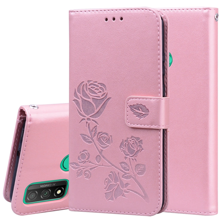 Rose Embossed Horizontal Flip PU Leather Case with Holder & Card Slots & Wallet, For Xiaomi Redmi Note 9, For Huawei P Smart 2020, For Huawei Honor 9S, For Huawei Y7P / Honor 9C, For Huawei Honor 9A, For Samsung Galaxy A11, For Samsung Galaxy A31������...