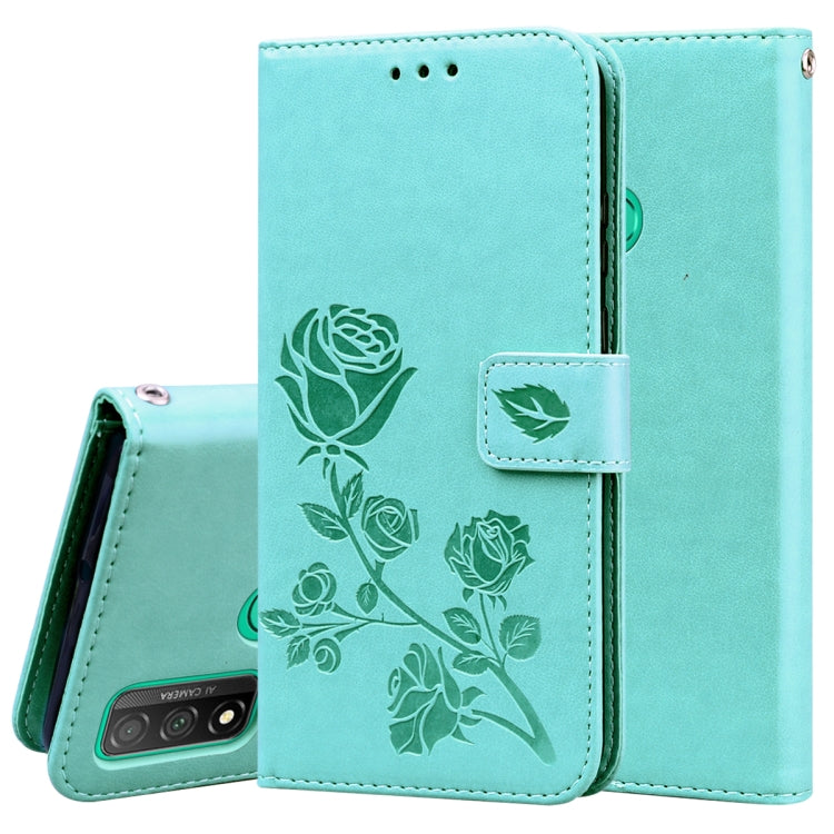 Rose Embossed Horizontal Flip PU Leather Case with Holder & Card Slots & Wallet, For Xiaomi Redmi Note 9, For Huawei P Smart 2020, For Huawei Honor 9S, For Huawei Y7P / Honor 9C, For Huawei Honor 9A, For Samsung Galaxy A11, For Samsung Galaxy A31������...