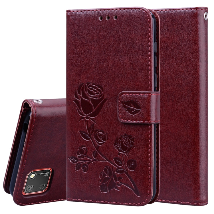 Rose Embossed Horizontal Flip PU Leather Case with Holder & Card Slots & Wallet, For Xiaomi Redmi Note 9, For Huawei P Smart 2020, For Huawei Honor 9S, For Huawei Y7P / Honor 9C, For Huawei Honor 9A, For Samsung Galaxy A11, For Samsung Galaxy A31������...