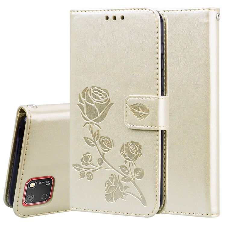 Rose Embossed Horizontal Flip PU Leather Case with Holder & Card Slots & Wallet, For Xiaomi Redmi Note 9, For Huawei P Smart 2020, For Huawei Honor 9S, For Huawei Y7P / Honor 9C, For Huawei Honor 9A, For Samsung Galaxy A11, For Samsung Galaxy A31������...