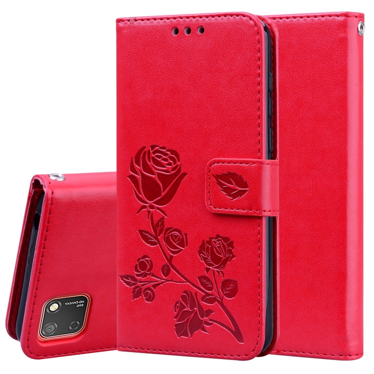 Rose Embossed Horizontal Flip PU Leather Case with Holder & Card Slots & Wallet, For Xiaomi Redmi Note 9, For Huawei P Smart 2020, For Huawei Honor 9S, For Huawei Y7P / Honor 9C, For Huawei Honor 9A, For Samsung Galaxy A11, For Samsung Galaxy A31������...