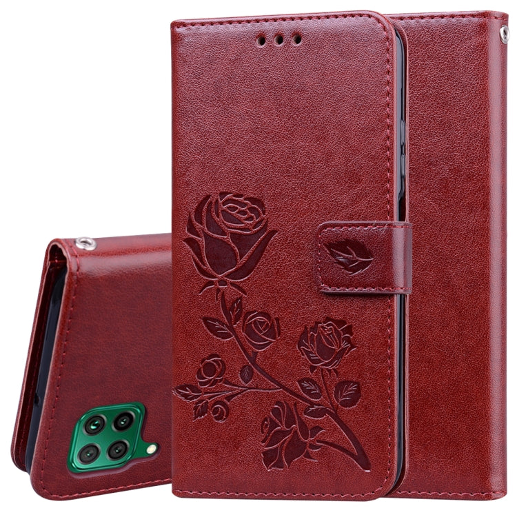 Rose Embossed Horizontal Flip PU Leather Case with Holder & Card Slots & Wallet, For Xiaomi Redmi Note 9, For Huawei P Smart 2020, For Huawei Honor 9S, For Huawei Y7P / Honor 9C, For Huawei Honor 9A, For Samsung Galaxy A11, For Samsung Galaxy A31������...