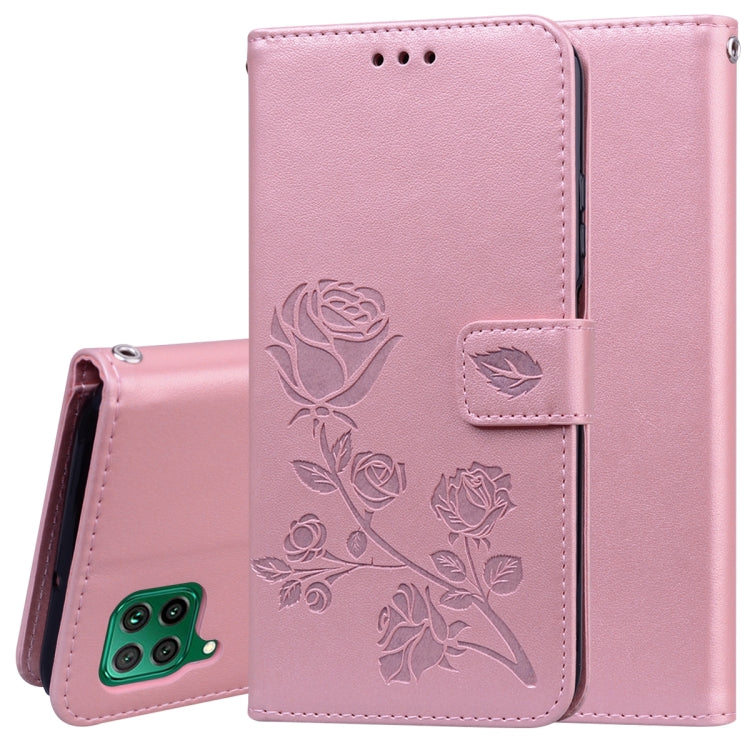 Rose Embossed Horizontal Flip PU Leather Case with Holder & Card Slots & Wallet, For Xiaomi Redmi Note 9, For Huawei P Smart 2020, For Huawei Honor 9S, For Huawei Y7P / Honor 9C, For Huawei Honor 9A, For Samsung Galaxy A11, For Samsung Galaxy A31������...