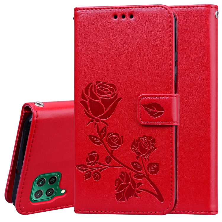 Rose Embossed Horizontal Flip PU Leather Case with Holder & Card Slots & Wallet, For Xiaomi Redmi Note 9, For Huawei P Smart 2020, For Huawei Honor 9S, For Huawei Y7P / Honor 9C, For Huawei Honor 9A, For Samsung Galaxy A11, For Samsung Galaxy A31������...