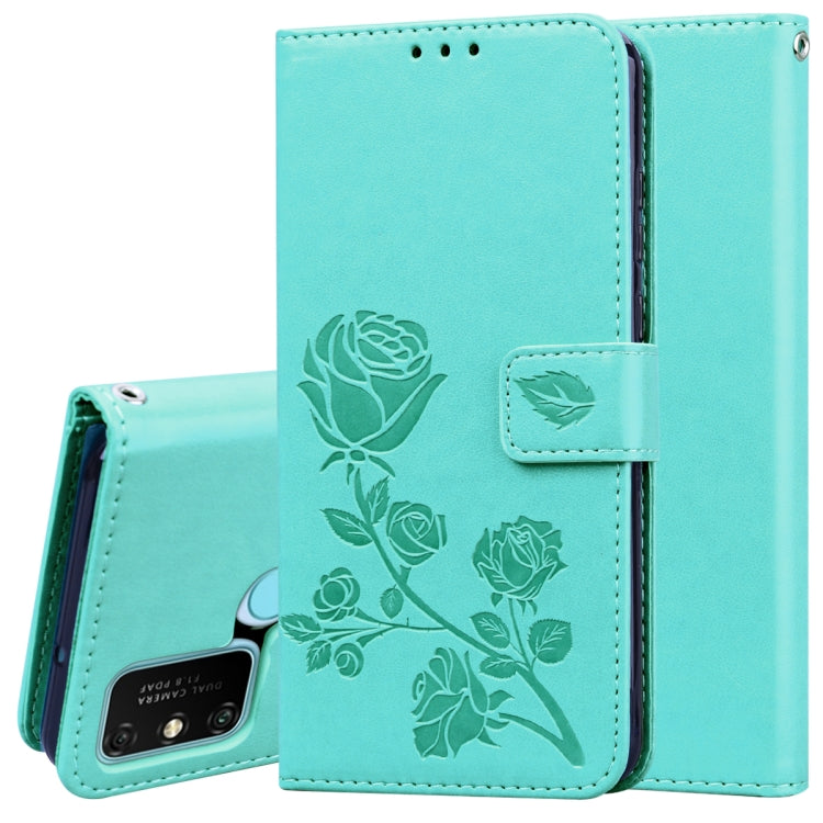 Rose Embossed Horizontal Flip PU Leather Case with Holder & Card Slots & Wallet, For Xiaomi Redmi Note 9, For Huawei P Smart 2020, For Huawei Honor 9S, For Huawei Y7P / Honor 9C, For Huawei Honor 9A, For Samsung Galaxy A11, For Samsung Galaxy A31������...
