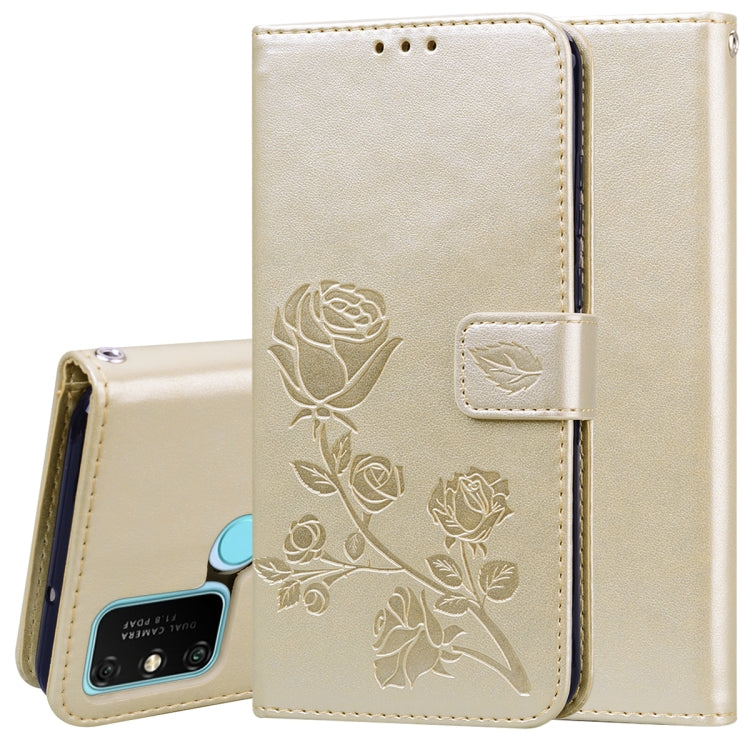 Rose Embossed Horizontal Flip PU Leather Case with Holder & Card Slots & Wallet, For Xiaomi Redmi Note 9, For Huawei P Smart 2020, For Huawei Honor 9S, For Huawei Y7P / Honor 9C, For Huawei Honor 9A, For Samsung Galaxy A11, For Samsung Galaxy A31������...