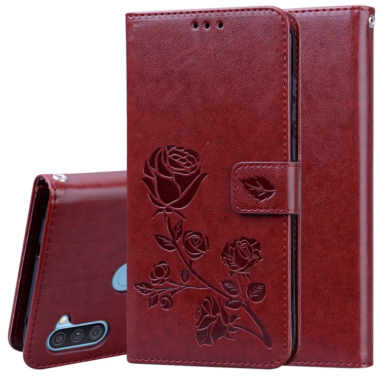 Rose Embossed Horizontal Flip PU Leather Case with Holder & Card Slots & Wallet, For Xiaomi Redmi Note 9, For Huawei P Smart 2020, For Huawei Honor 9S, For Huawei Y7P / Honor 9C, For Huawei Honor 9A, For Samsung Galaxy A11, For Samsung Galaxy A31������...