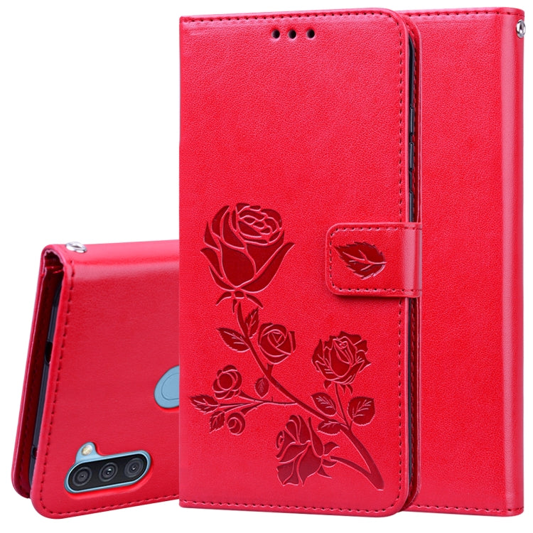 Rose Embossed Horizontal Flip PU Leather Case with Holder & Card Slots & Wallet, For Xiaomi Redmi Note 9, For Huawei P Smart 2020, For Huawei Honor 9S, For Huawei Y7P / Honor 9C, For Huawei Honor 9A, For Samsung Galaxy A11, For Samsung Galaxy A31������...