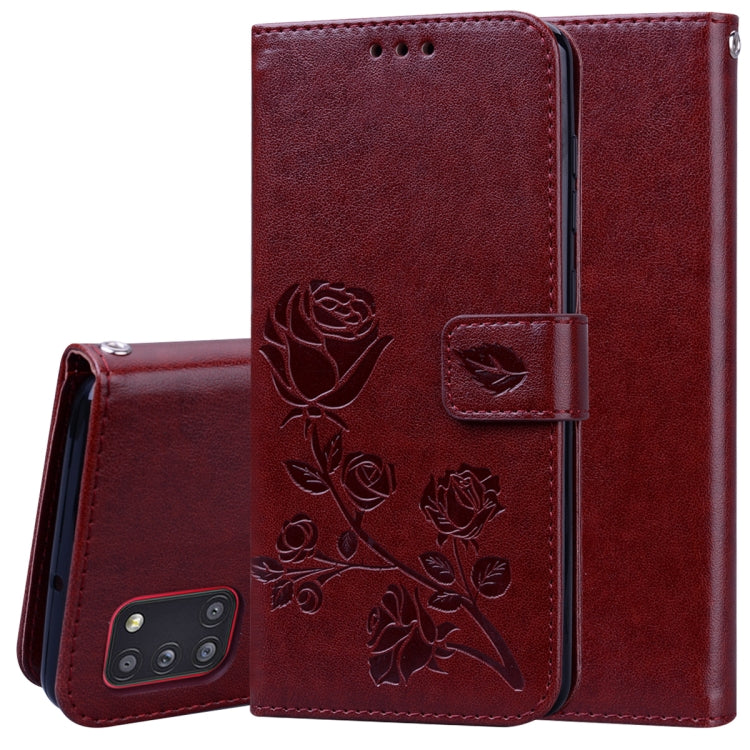 Rose Embossed Horizontal Flip PU Leather Case with Holder & Card Slots & Wallet, For Xiaomi Redmi Note 9, For Huawei P Smart 2020, For Huawei Honor 9S, For Huawei Y7P / Honor 9C, For Huawei Honor 9A, For Samsung Galaxy A11, For Samsung Galaxy A31������...