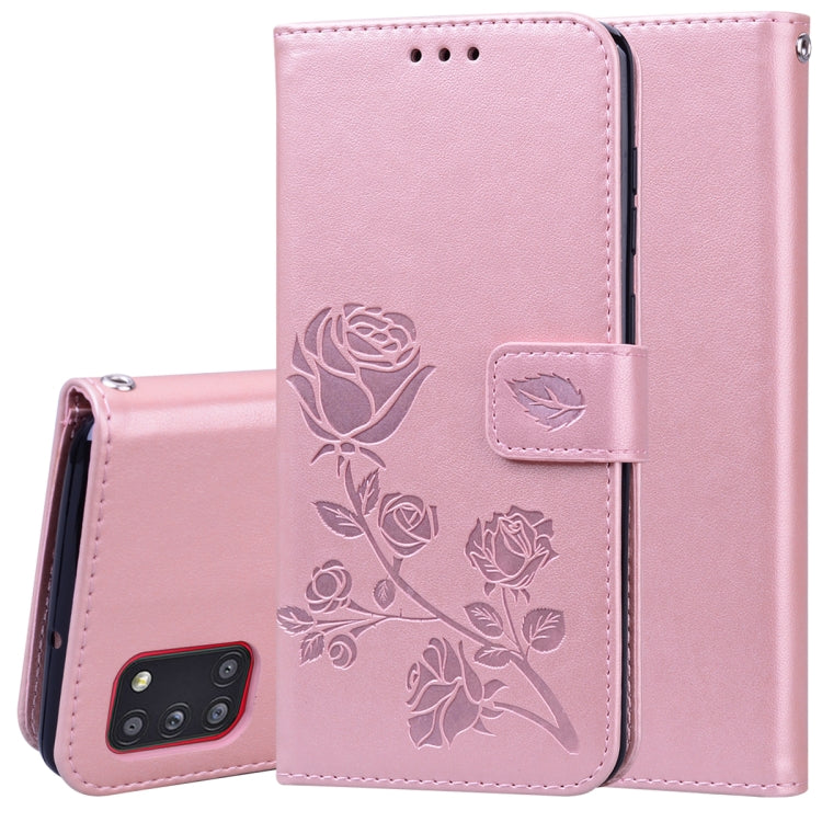 Rose Embossed Horizontal Flip PU Leather Case with Holder & Card Slots & Wallet, For Xiaomi Redmi Note 9, For Huawei P Smart 2020, For Huawei Honor 9S, For Huawei Y7P / Honor 9C, For Huawei Honor 9A, For Samsung Galaxy A11, For Samsung Galaxy A31������...