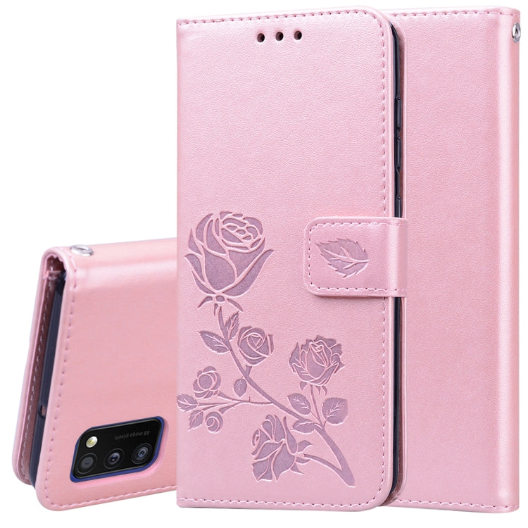 Rose Embossed Horizontal Flip PU Leather Case with Holder & Card Slots & Wallet, For Xiaomi Redmi Note 9, For Huawei P Smart 2020, For Huawei Honor 9S, For Huawei Y7P / Honor 9C, For Huawei Honor 9A, For Samsung Galaxy A11, For Samsung Galaxy A31������...