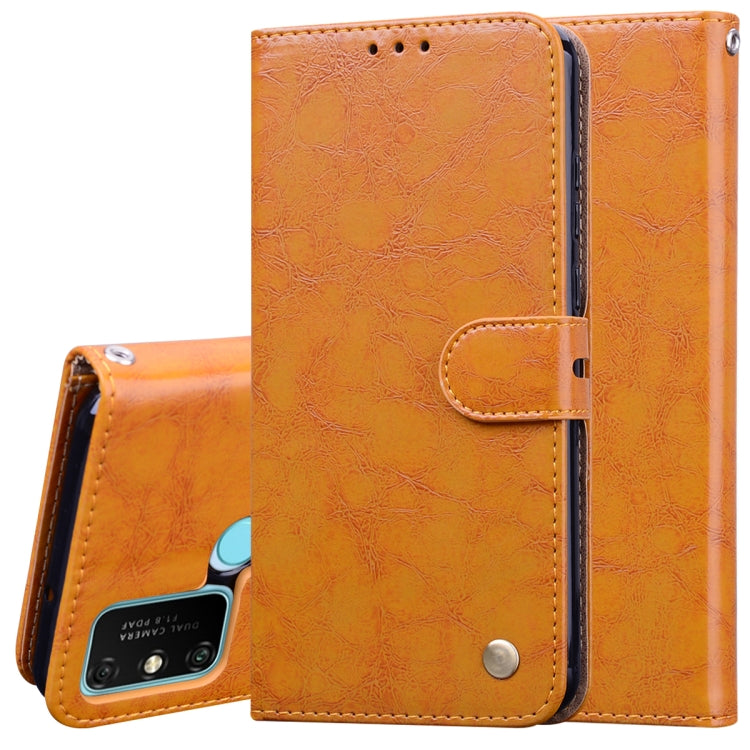Business Style Oil Wax Texture Horizontal Flip Leather Case with Holder & Card Slots & Wallet, For Huawei P40 lite E, For Huawei Honor 9A, For Huawei Honor 9S, For Samsung Galaxy M21, For Samsung Galaxy A11, For Samsung Galaxy A31, For Samsung Galaxy A...