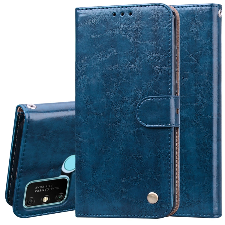 Business Style Oil Wax Texture Horizontal Flip Leather Case with Holder & Card Slots & Wallet, For Huawei P40 lite E, For Huawei Honor 9A, For Huawei Honor 9S, For Samsung Galaxy M21, For Samsung Galaxy A11, For Samsung Galaxy A31, For Samsung Galaxy A...