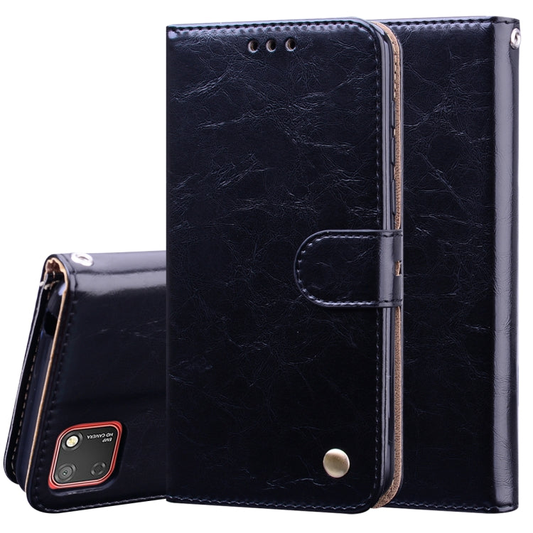 Business Style Oil Wax Texture Horizontal Flip Leather Case with Holder & Card Slots & Wallet, For Huawei P40 lite E, For Huawei Honor 9A, For Huawei Honor 9S, For Samsung Galaxy M21, For Samsung Galaxy A11, For Samsung Galaxy A31, For Samsung Galaxy A...