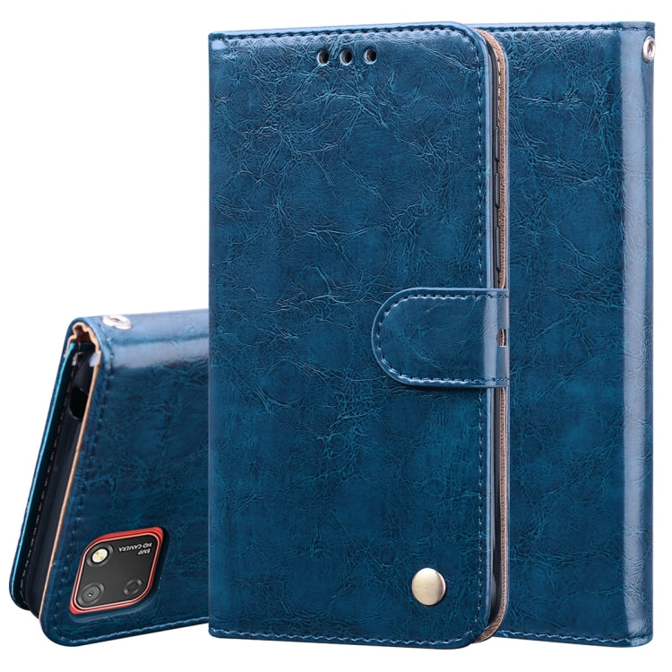Business Style Oil Wax Texture Horizontal Flip Leather Case with Holder & Card Slots & Wallet, For Huawei P40 lite E, For Huawei Honor 9A, For Huawei Honor 9S, For Samsung Galaxy M21, For Samsung Galaxy A11, For Samsung Galaxy A31, For Samsung Galaxy A...