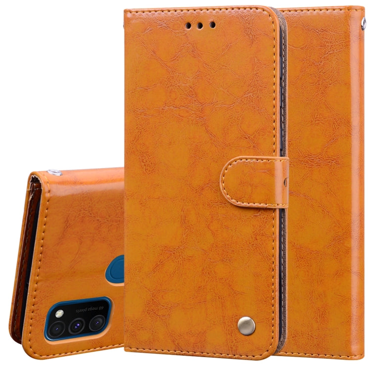 Business Style Oil Wax Texture Horizontal Flip Leather Case with Holder & Card Slots & Wallet, For Huawei P40 lite E, For Huawei Honor 9A, For Huawei Honor 9S, For Samsung Galaxy M21, For Samsung Galaxy A11, For Samsung Galaxy A31, For Samsung Galaxy A...