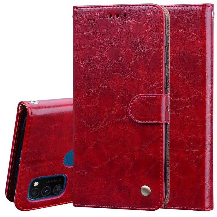 Business Style Oil Wax Texture Horizontal Flip Leather Case with Holder & Card Slots & Wallet, For Huawei P40 lite E, For Huawei Honor 9A, For Huawei Honor 9S, For Samsung Galaxy M21, For Samsung Galaxy A11, For Samsung Galaxy A31, For Samsung Galaxy A...