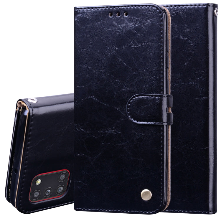 Business Style Oil Wax Texture Horizontal Flip Leather Case with Holder & Card Slots & Wallet, For Huawei P40 lite E, For Huawei Honor 9A, For Huawei Honor 9S, For Samsung Galaxy M21, For Samsung Galaxy A11, For Samsung Galaxy A31, For Samsung Galaxy A...