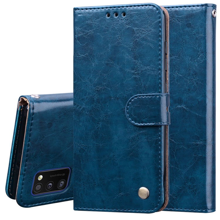 Business Style Oil Wax Texture Horizontal Flip Leather Case with Holder & Card Slots & Wallet, For Huawei P40 lite E, For Huawei Honor 9A, For Huawei Honor 9S, For Samsung Galaxy M21, For Samsung Galaxy A11, For Samsung Galaxy A31, For Samsung Galaxy A...