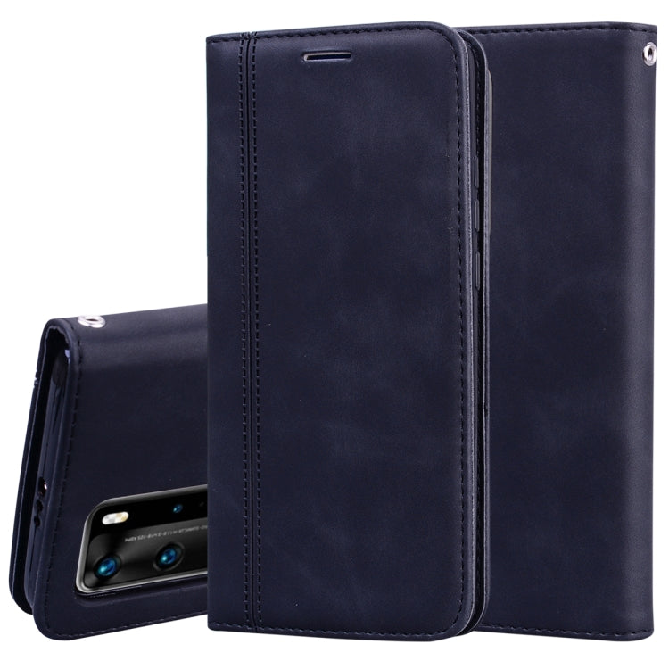 Frosted Business Magnetic Horizontal Flip PU Leather Case with Holder & Card Slot & Lanyard, For Huawei P40 Pro, For Huawei P40 Lite, For Huawei P Smart 2019, For Huawei P Smart / Enjoy 7S, For Huawei Y5 (2018), For Huawei P30 Lite���������������������...