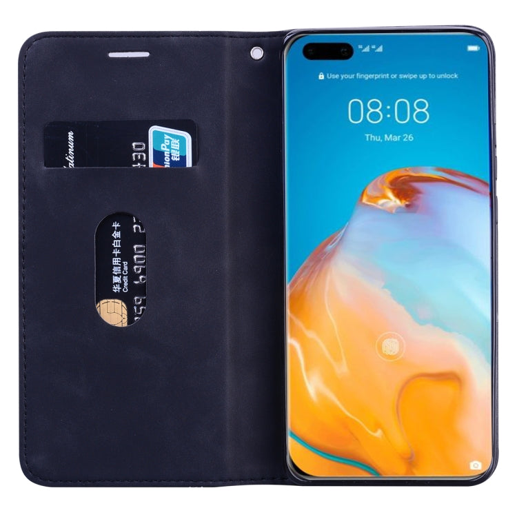Frosted Business Magnetic Horizontal Flip PU Leather Case with Holder & Card Slot & Lanyard, For Huawei P40 Pro, For Huawei P40 Lite, For Huawei P Smart 2019, For Huawei P Smart / Enjoy 7S, For Huawei Y5 (2018), For Huawei P30 Lite���������������������...