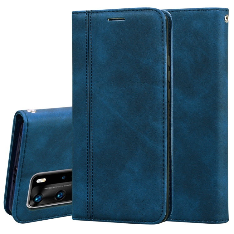 Frosted Business Magnetic Horizontal Flip PU Leather Case with Holder & Card Slot & Lanyard, For Huawei P40 Pro, For Huawei P40 Lite, For Huawei P Smart 2019, For Huawei P Smart / Enjoy 7S, For Huawei Y5 (2018), For Huawei P30 Lite���������������������...