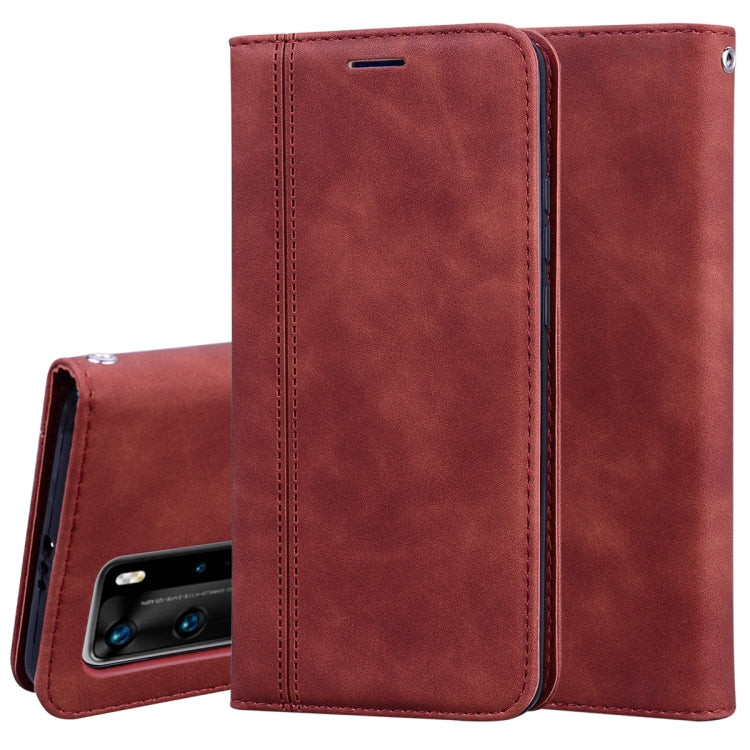 Frosted Business Magnetic Horizontal Flip PU Leather Case with Holder & Card Slot & Lanyard, For Huawei P40 Pro, For Huawei P40 Lite, For Huawei P Smart 2019, For Huawei P Smart / Enjoy 7S, For Huawei Y5 (2018), For Huawei P30 Lite���������������������...