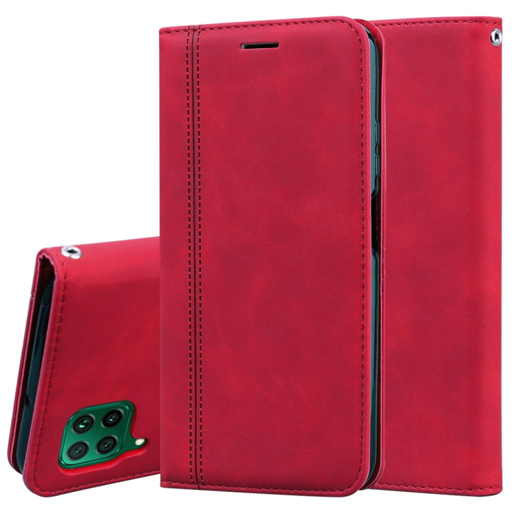 Frosted Business Magnetic Horizontal Flip PU Leather Case with Holder & Card Slot & Lanyard, For Huawei P40 Pro, For Huawei P40 Lite, For Huawei P Smart 2019, For Huawei P Smart / Enjoy 7S, For Huawei Y5 (2018), For Huawei P30 Lite���������������������...