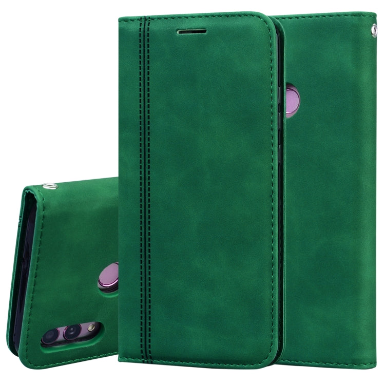 Frosted Business Magnetic Horizontal Flip PU Leather Case with Holder & Card Slot & Lanyard, For Huawei P40 Pro, For Huawei P40 Lite, For Huawei P Smart 2019, For Huawei P Smart / Enjoy 7S, For Huawei Y5 (2018), For Huawei P30 Lite���������������������...