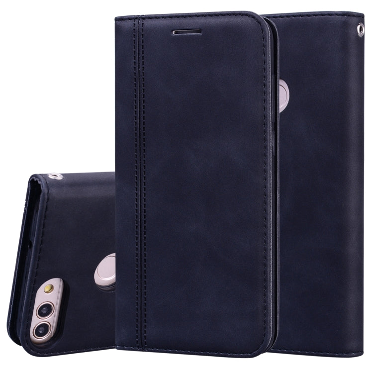 Frosted Business Magnetic Horizontal Flip PU Leather Case with Holder & Card Slot & Lanyard, For Huawei P40 Pro, For Huawei P40 Lite, For Huawei P Smart 2019, For Huawei P Smart / Enjoy 7S, For Huawei Y5 (2018), For Huawei P30 Lite���������������������...