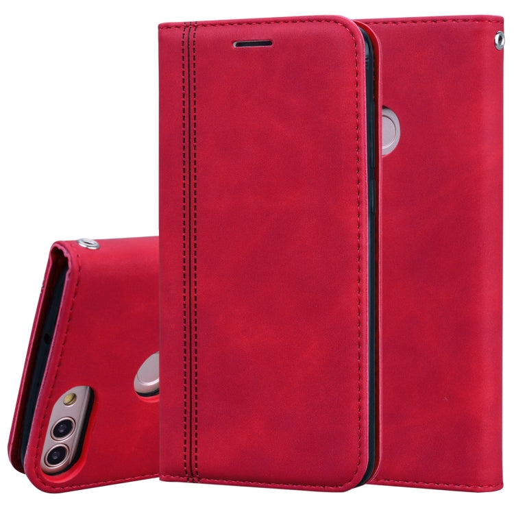 Frosted Business Magnetic Horizontal Flip PU Leather Case with Holder & Card Slot & Lanyard, For Huawei P40 Pro, For Huawei P40 Lite, For Huawei P Smart 2019, For Huawei P Smart / Enjoy 7S, For Huawei Y5 (2018), For Huawei P30 Lite���������������������...