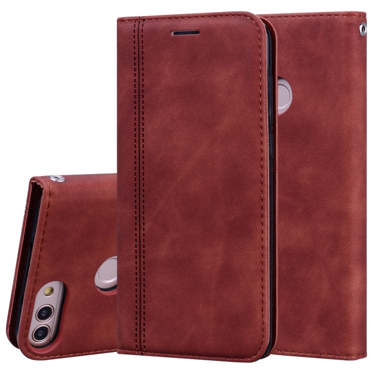Frosted Business Magnetic Horizontal Flip PU Leather Case with Holder & Card Slot & Lanyard, For Huawei P40 Pro, For Huawei P40 Lite, For Huawei P Smart 2019, For Huawei P Smart / Enjoy 7S, For Huawei Y5 (2018), For Huawei P30 Lite���������������������...