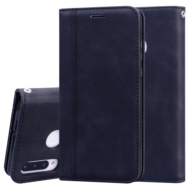 Frosted Business Magnetic Horizontal Flip PU Leather Case with Holder & Card Slot & Lanyard, For Huawei P40 Pro, For Huawei P40 Lite, For Huawei P Smart 2019, For Huawei P Smart / Enjoy 7S, For Huawei Y5 (2018), For Huawei P30 Lite���������������������...