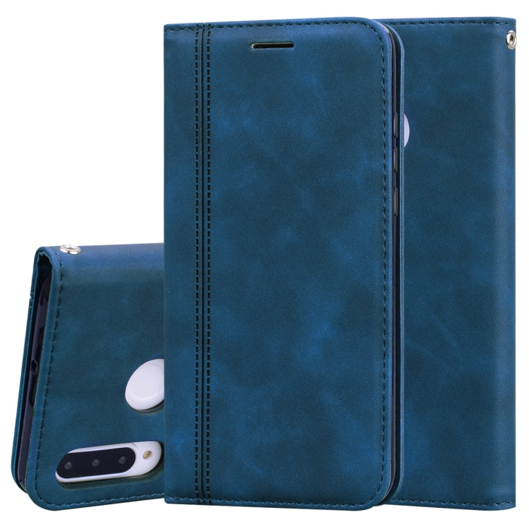 Frosted Business Magnetic Horizontal Flip PU Leather Case with Holder & Card Slot & Lanyard, For Huawei P40 Pro, For Huawei P40 Lite, For Huawei P Smart 2019, For Huawei P Smart / Enjoy 7S, For Huawei Y5 (2018), For Huawei P30 Lite���������������������...