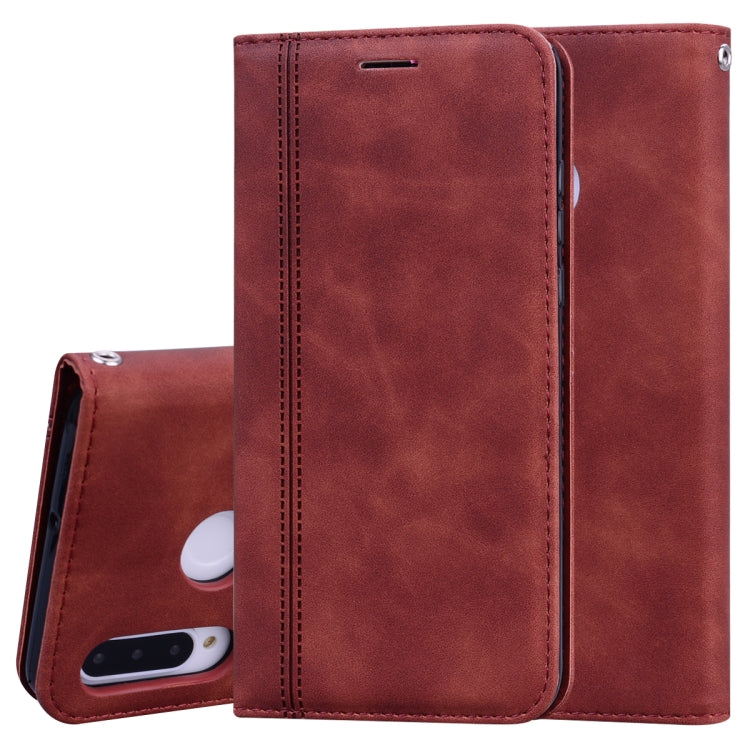 Frosted Business Magnetic Horizontal Flip PU Leather Case with Holder & Card Slot & Lanyard, For Huawei P40 Pro, For Huawei P40 Lite, For Huawei P Smart 2019, For Huawei P Smart / Enjoy 7S, For Huawei Y5 (2018), For Huawei P30 Lite���������������������...