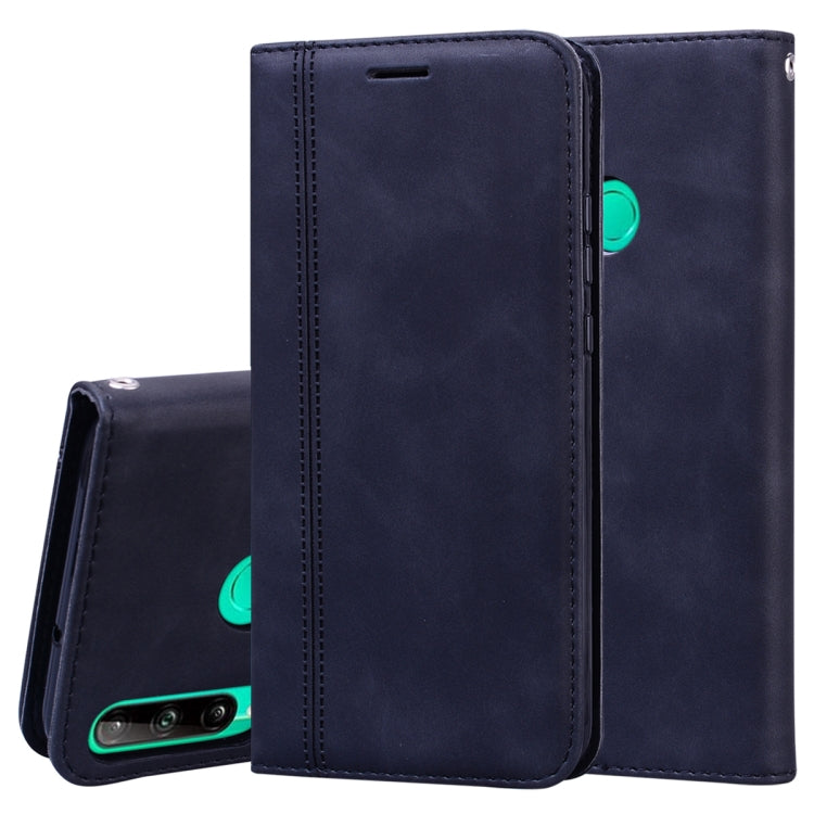 Frosted Business Magnetic Horizontal Flip PU Leather Case with Holder & Card Slot & Lanyard, For Huawei P40 Pro, For Huawei P40 Lite, For Huawei P Smart 2019, For Huawei P Smart / Enjoy 7S, For Huawei Y5 (2018), For Huawei P30 Lite���������������������...