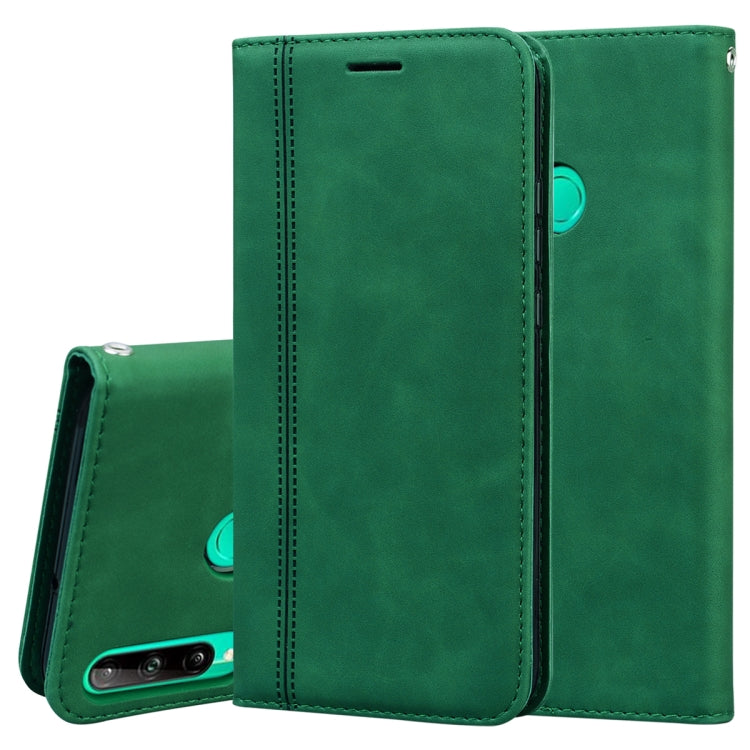 Frosted Business Magnetic Horizontal Flip PU Leather Case with Holder & Card Slot & Lanyard, For Huawei P40 Pro, For Huawei P40 Lite, For Huawei P Smart 2019, For Huawei P Smart / Enjoy 7S, For Huawei Y5 (2018), For Huawei P30 Lite���������������������...