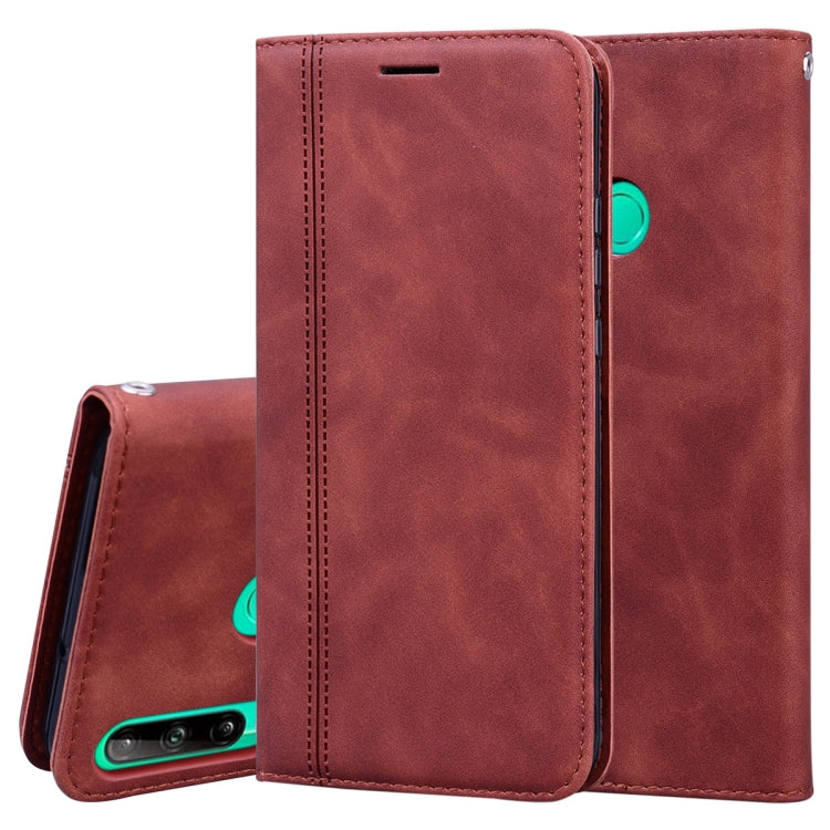 Frosted Business Magnetic Horizontal Flip PU Leather Case with Holder & Card Slot & Lanyard, For Huawei P40 Pro, For Huawei P40 Lite, For Huawei P Smart 2019, For Huawei P Smart / Enjoy 7S, For Huawei Y5 (2018), For Huawei P30 Lite���������������������...
