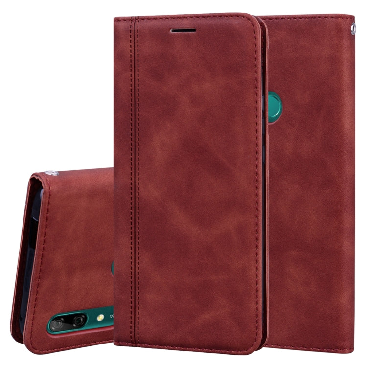 Frosted Business Magnetic Horizontal Flip PU Leather Case with Holder & Card Slot & Lanyard, For Huawei P40 Pro, For Huawei P40 Lite, For Huawei P Smart 2019, For Huawei P Smart / Enjoy 7S, For Huawei Y5 (2018), For Huawei P30 Lite���������������������...