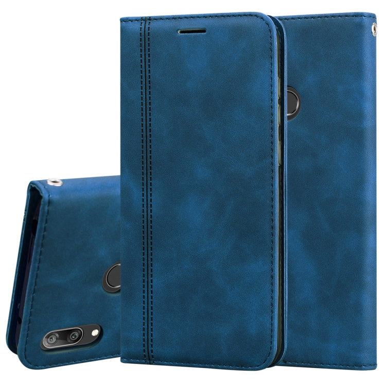 Frosted Business Magnetic Horizontal Flip PU Leather Case with Holder & Card Slot & Lanyard, For Huawei P40 Pro, For Huawei P40 Lite, For Huawei P Smart 2019, For Huawei P Smart / Enjoy 7S, For Huawei Y5 (2018), For Huawei P30 Lite���������������������...