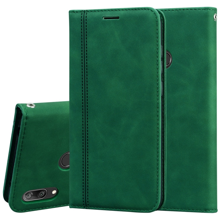 Frosted Business Magnetic Horizontal Flip PU Leather Case with Holder & Card Slot & Lanyard, For Huawei P40 Pro, For Huawei P40 Lite, For Huawei P Smart 2019, For Huawei P Smart / Enjoy 7S, For Huawei Y5 (2018), For Huawei P30 Lite���������������������...