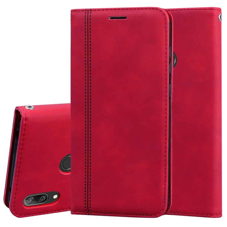 Frosted Business Magnetic Horizontal Flip PU Leather Case with Holder & Card Slot & Lanyard, For Huawei P40 Pro, For Huawei P40 Lite, For Huawei P Smart 2019, For Huawei P Smart / Enjoy 7S, For Huawei Y5 (2018), For Huawei P30 Lite���������������������...