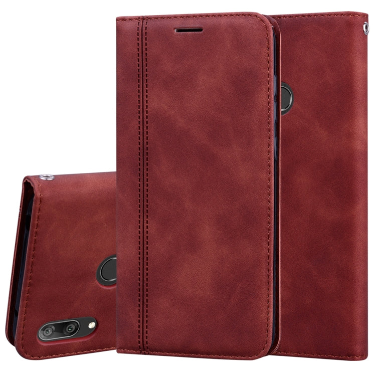 Frosted Business Magnetic Horizontal Flip PU Leather Case with Holder & Card Slot & Lanyard, For Huawei P40 Pro, For Huawei P40 Lite, For Huawei P Smart 2019, For Huawei P Smart / Enjoy 7S, For Huawei Y5 (2018), For Huawei P30 Lite���������������������...