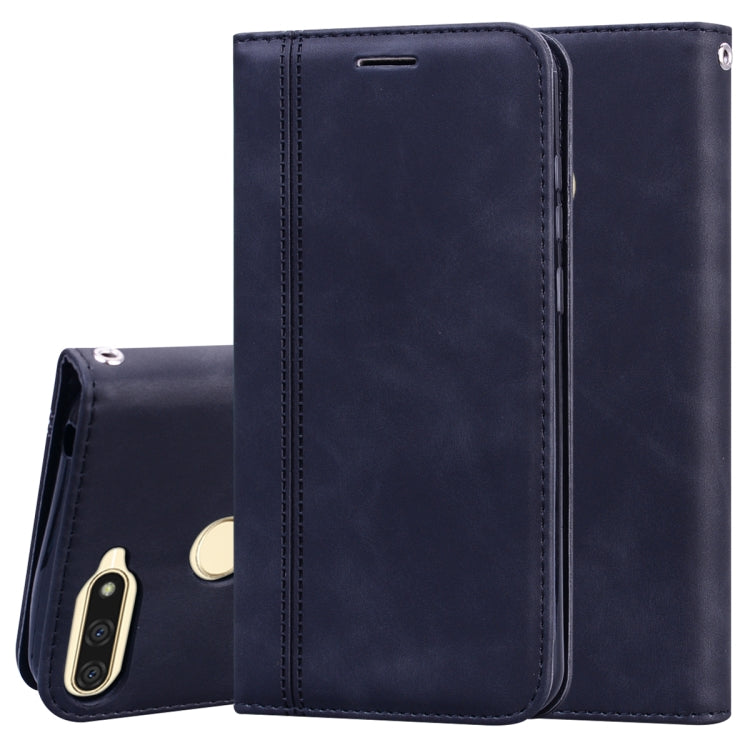 Frosted Business Magnetic Horizontal Flip PU Leather Case with Holder & Card Slot & Lanyard, For Huawei P40 Pro, For Huawei P40 Lite, For Huawei P Smart 2019, For Huawei P Smart / Enjoy 7S, For Huawei Y5 (2018), For Huawei P30 Lite���������������������...