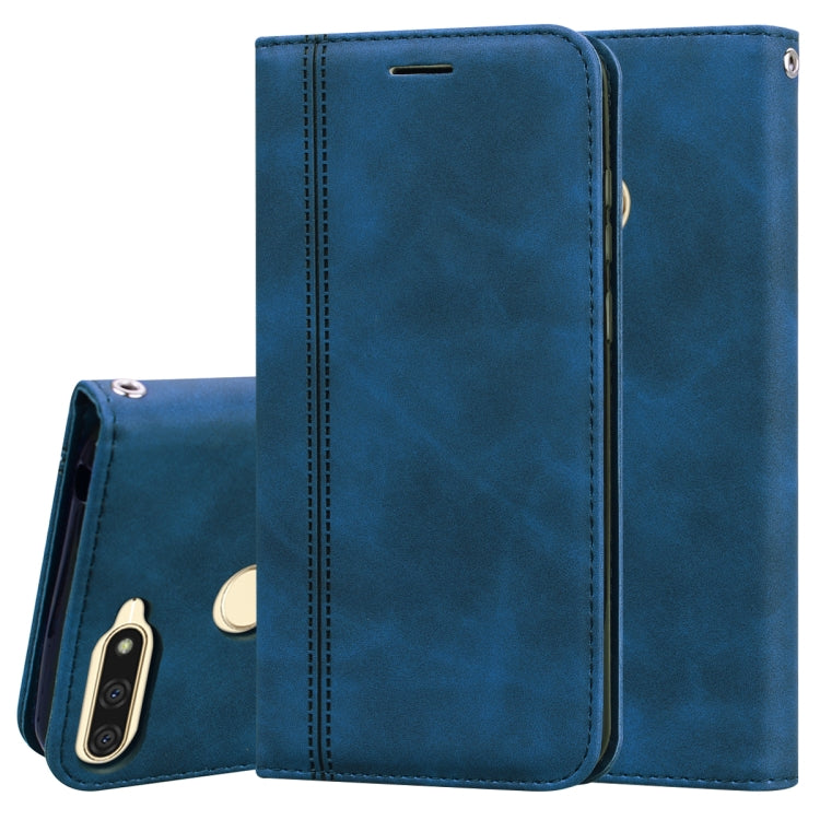 Frosted Business Magnetic Horizontal Flip PU Leather Case with Holder & Card Slot & Lanyard, For Huawei P40 Pro, For Huawei P40 Lite, For Huawei P Smart 2019, For Huawei P Smart / Enjoy 7S, For Huawei Y5 (2018), For Huawei P30 Lite���������������������...