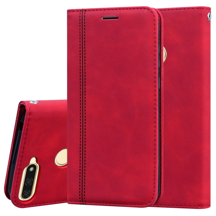 Frosted Business Magnetic Horizontal Flip PU Leather Case with Holder & Card Slot & Lanyard, For Huawei P40 Pro, For Huawei P40 Lite, For Huawei P Smart 2019, For Huawei P Smart / Enjoy 7S, For Huawei Y5 (2018), For Huawei P30 Lite���������������������...
