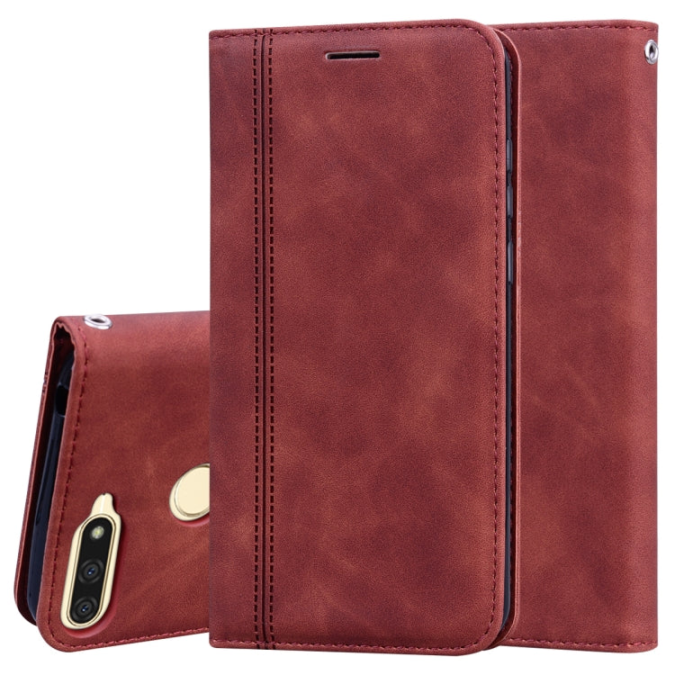 Frosted Business Magnetic Horizontal Flip PU Leather Case with Holder & Card Slot & Lanyard, For Huawei P40 Pro, For Huawei P40 Lite, For Huawei P Smart 2019, For Huawei P Smart / Enjoy 7S, For Huawei Y5 (2018), For Huawei P30 Lite���������������������...